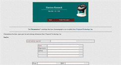 Desktop Screenshot of harrisonresearch.com