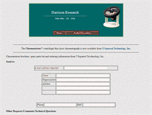 Tablet Screenshot of harrisonresearch.com